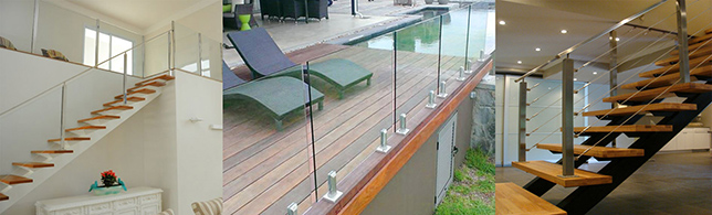 Everything will match with a modern railing - LA Railings
