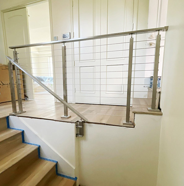 Top Mounted Cable Railings by LA Railings