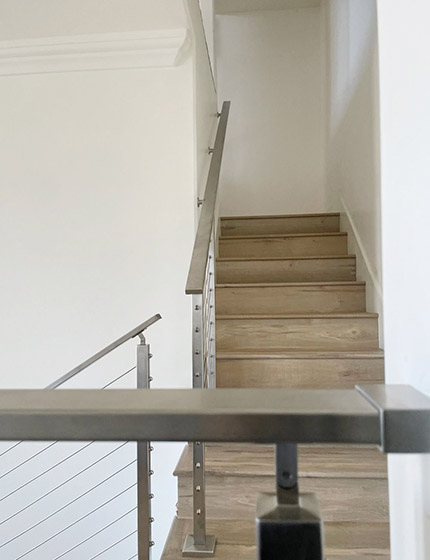 Top Mounted Cable Railings by LA Railings