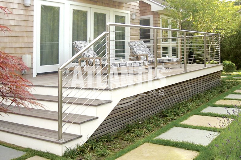 Top Mounted Cable Railings by LA Railings
