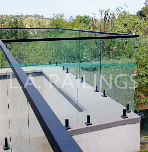 Encino - Residential - A spigot installation by LA Railings