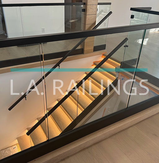 Manhattan Beach - Residential - A U-Channel installation by LA Railings