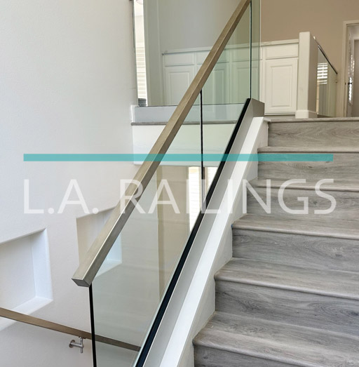 Simi Valley - Residential - A U-Channel installation by LA Railings