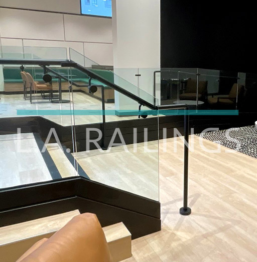 Sunset - Commercial - A U-Channel installation by LA Railings