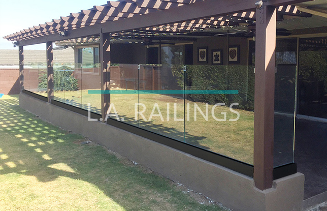Palms railing installation by LA Railings