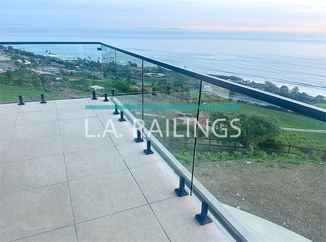 Malibu railing installation by LA Railings