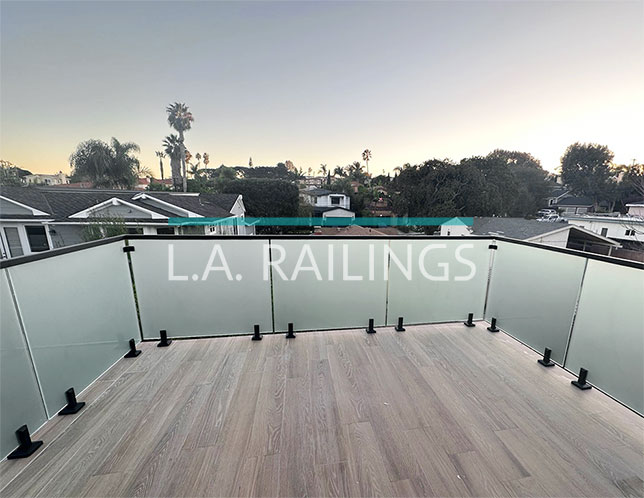Manhattan Beach railing installation by LA Railings