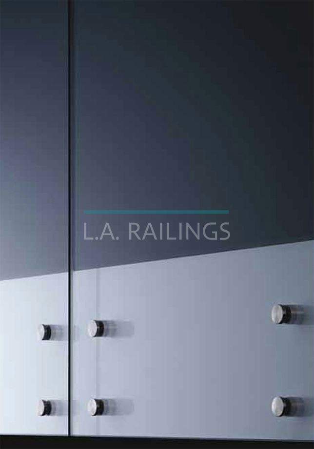 Glass Railings with Standoffs by LA Railings
