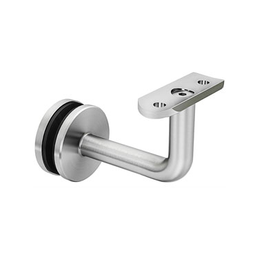 316 Stainless Steel Handrail Round Bracket for Glass - Compatible with 1-1/2