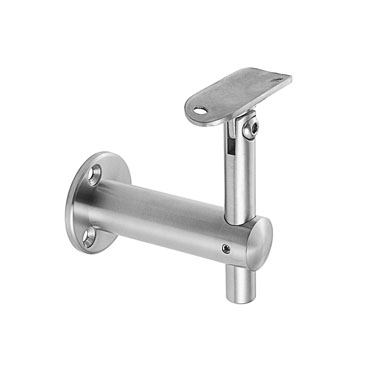 316 Stainless Steel Handrail Round Bracket for Wall - Compatible with 1-1/2
