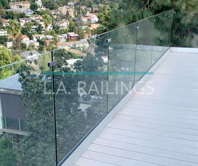 glass railings by LA Railings